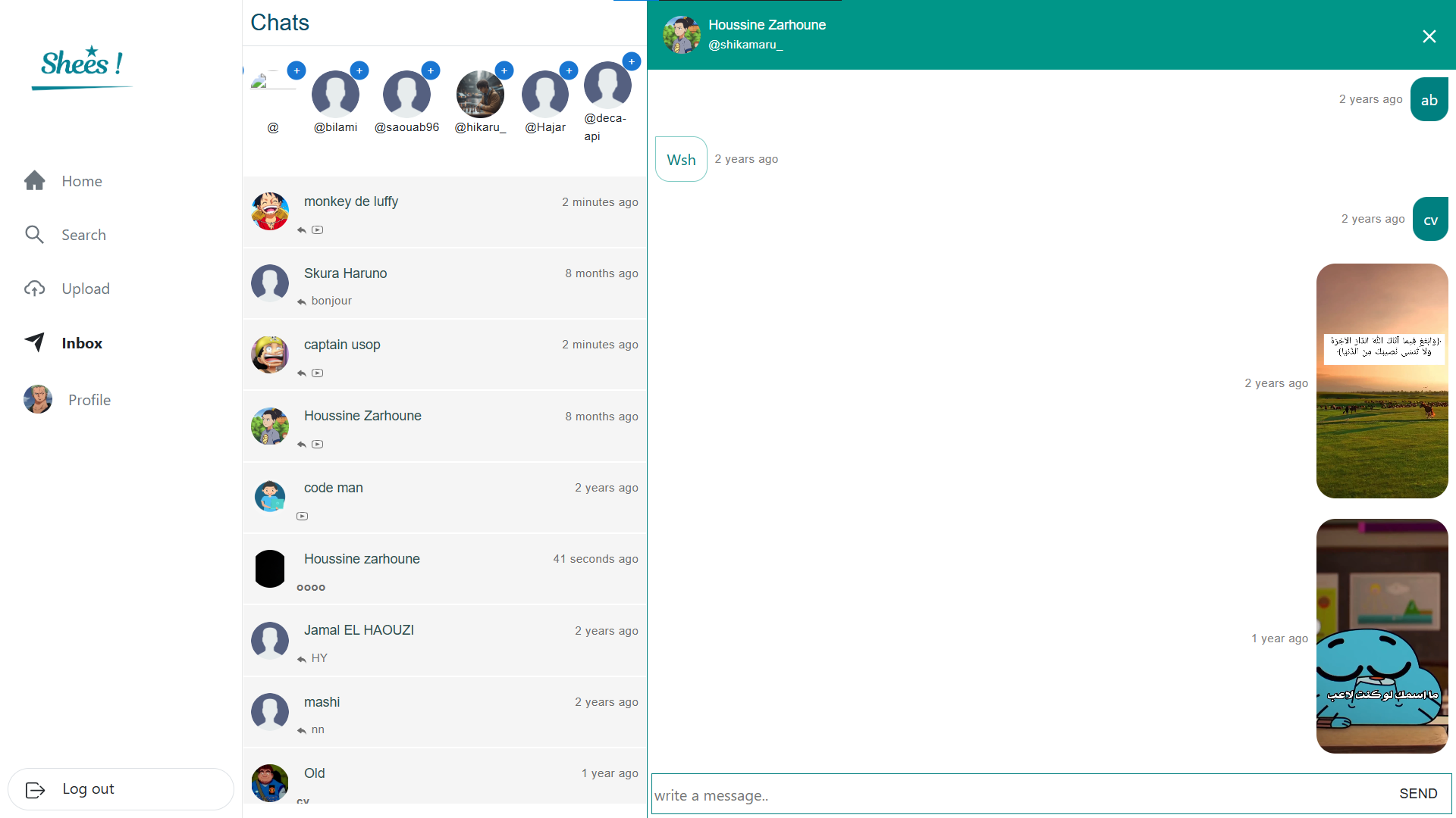 Sheesapp - Entertainment Web Application